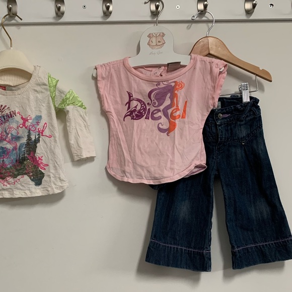 Diesel Baby soft cotton logo tee - Picture 5 of 6